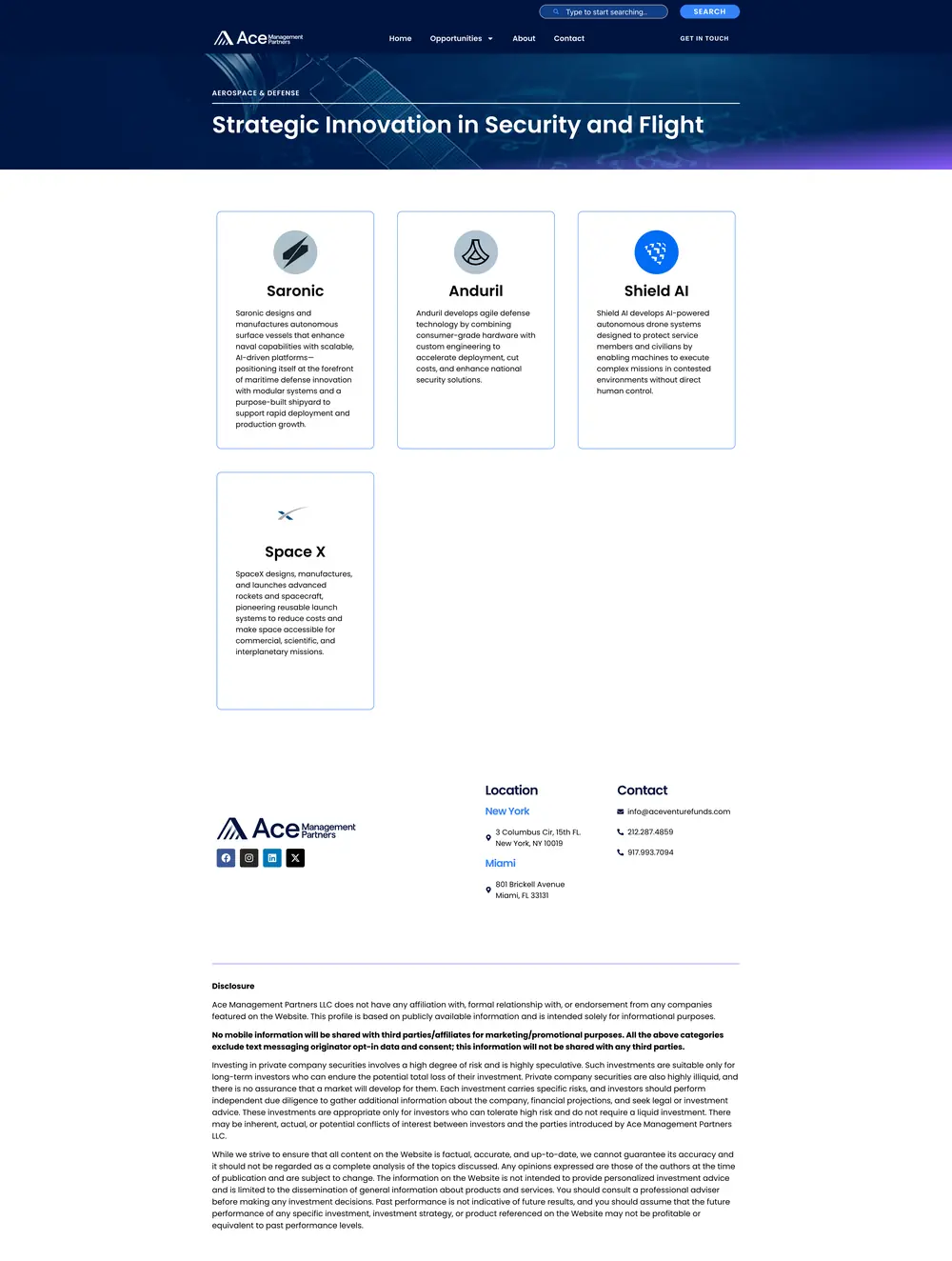 Two brands, one investment business, aligned by strategy. website, page 3 of 6