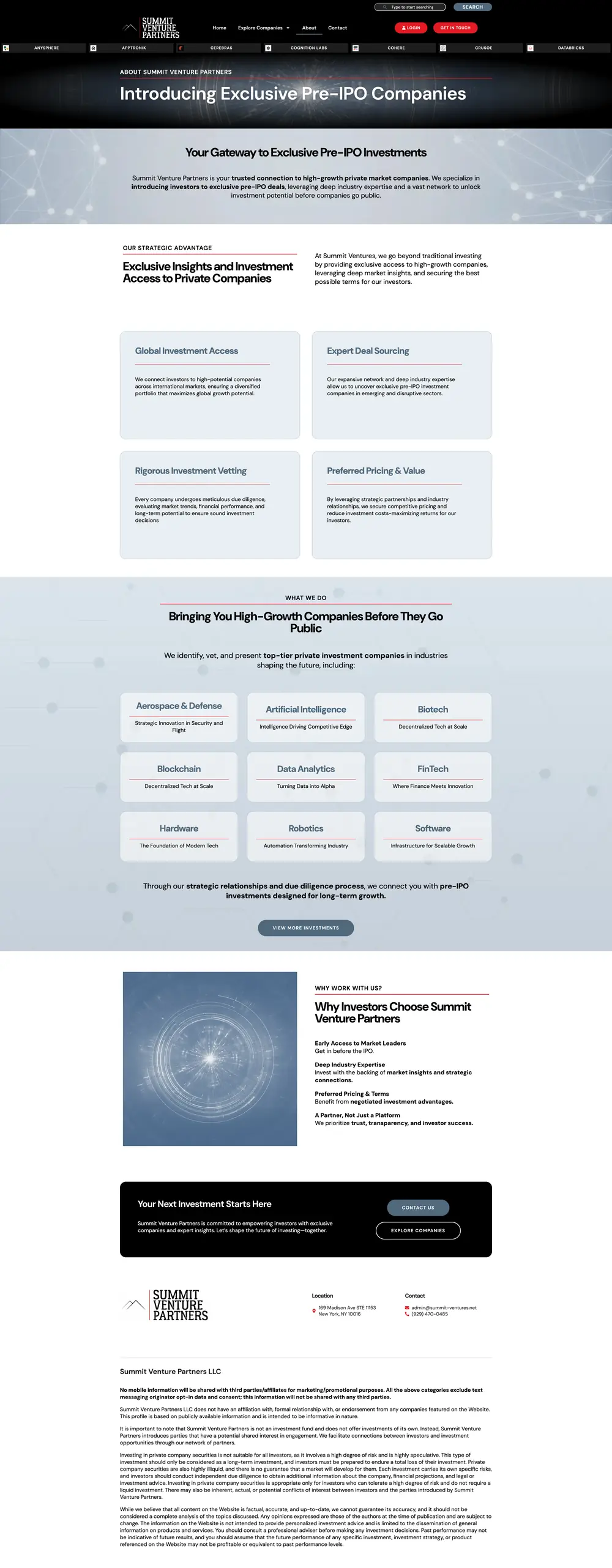 Two brands, one investment business, aligned by strategy. page