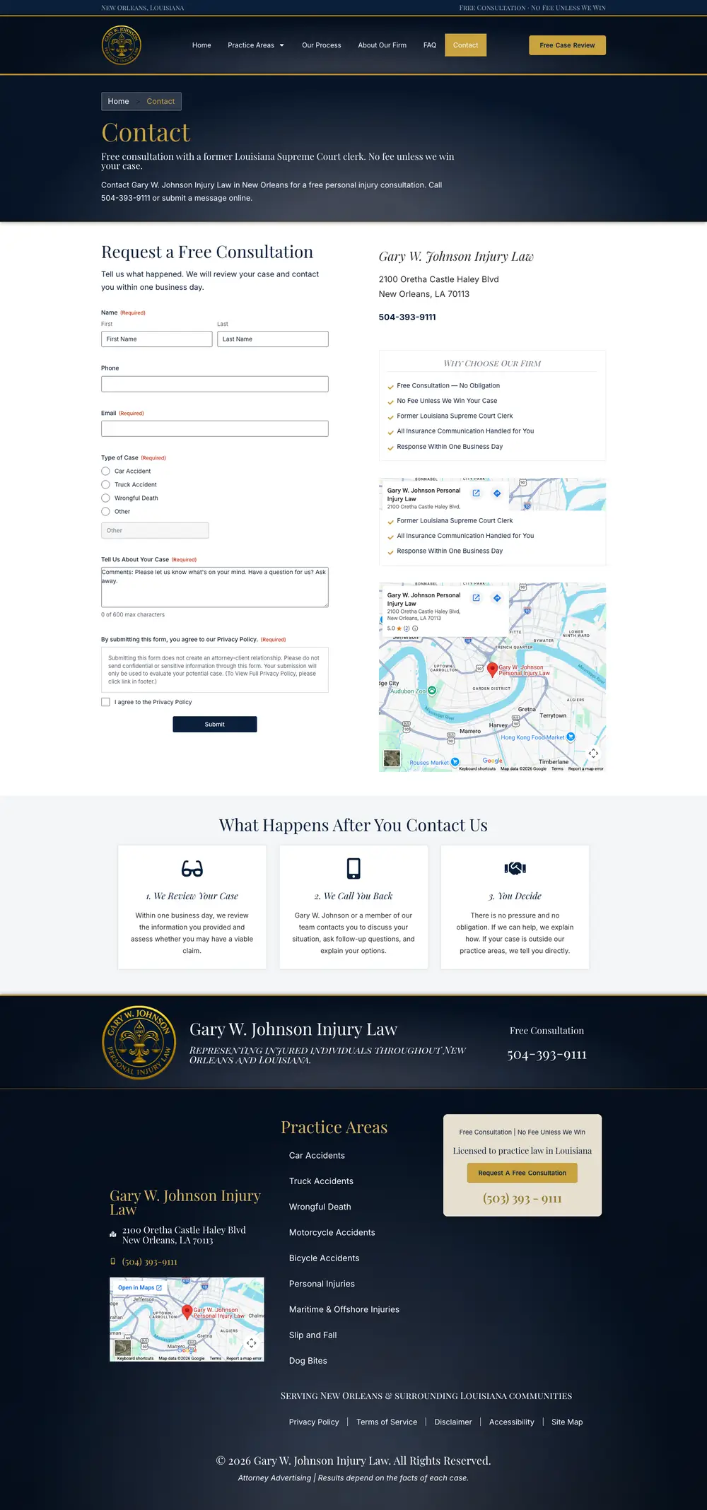 Positioning a solo trial attorney as the authority injured clients need. page