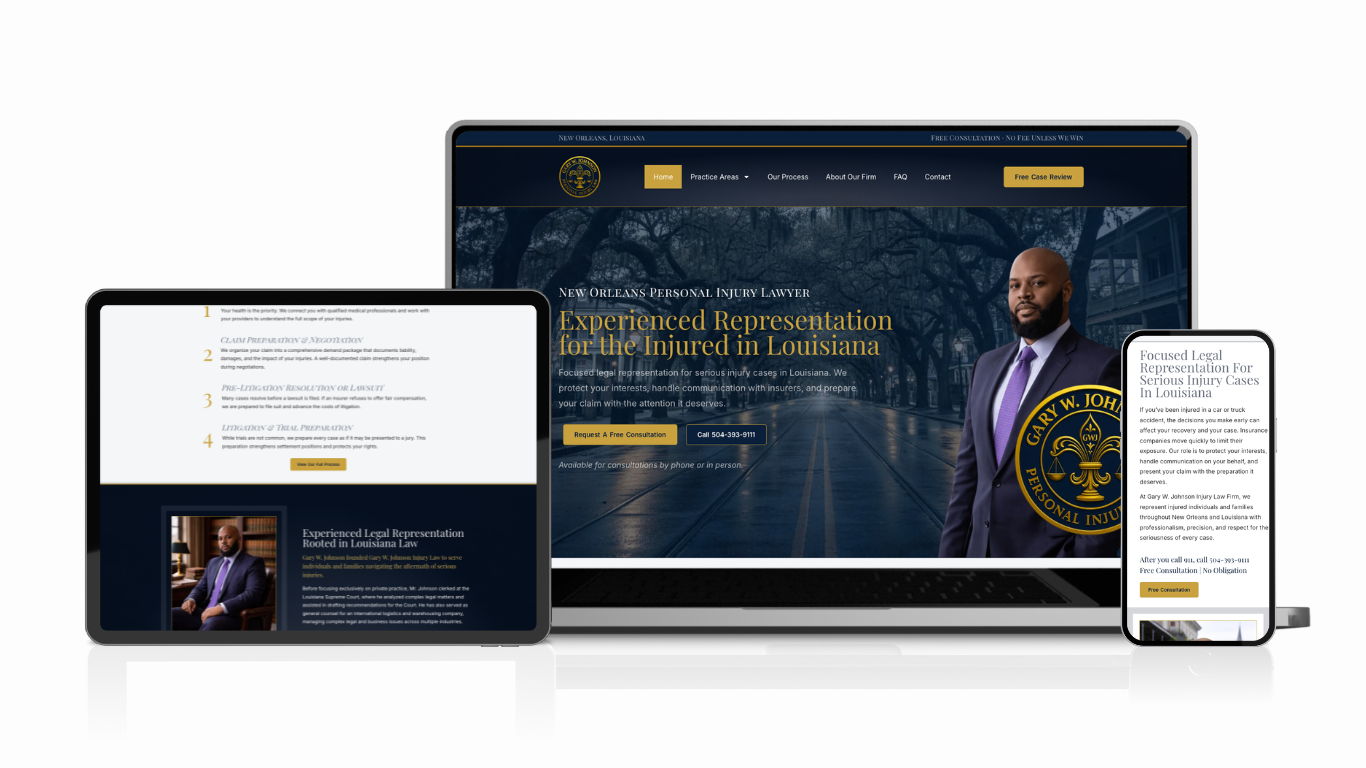 Gary W. Johnson Injury Law - Scout Media & Consulting | Raleigh, NC