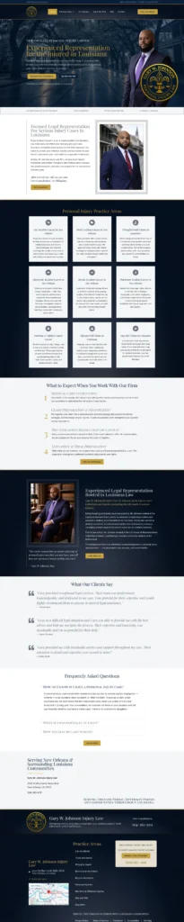 Positioning a solo trial attorney as the authority injured clients need. website